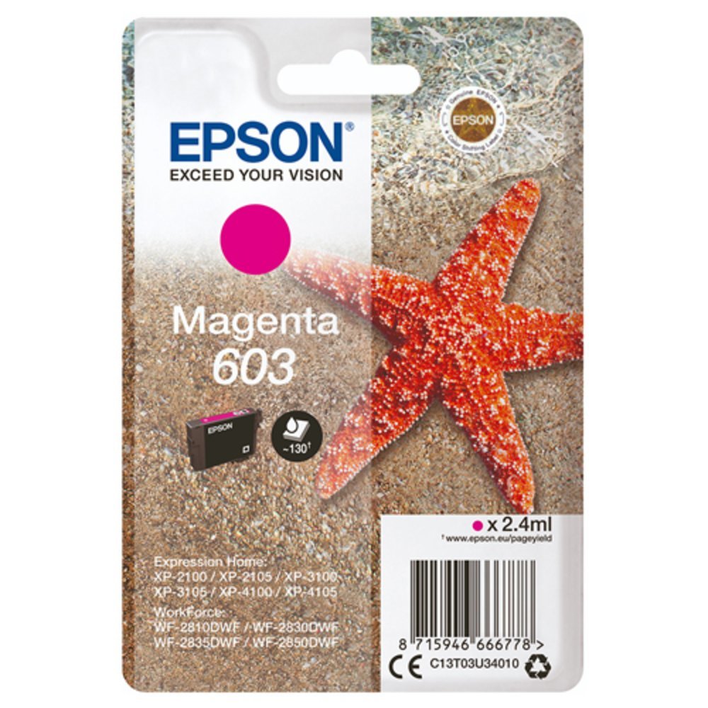 EPSON INK ORIGINAL CARTRIDGE 603 - MAGENTA