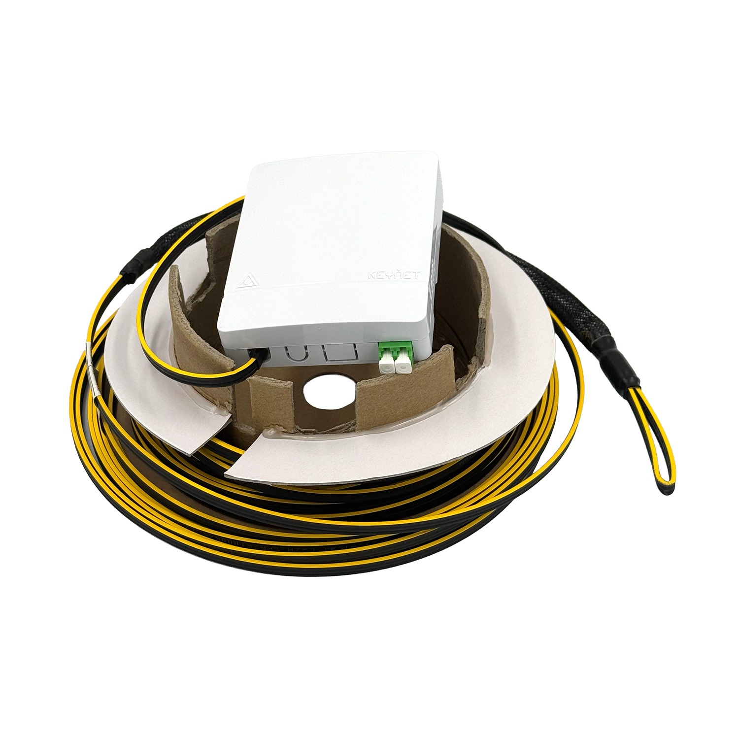 KEYNET Patch Cord with Pre-Terminated Fiber Optic Outlet SafeTrack LC/APC 40.0m