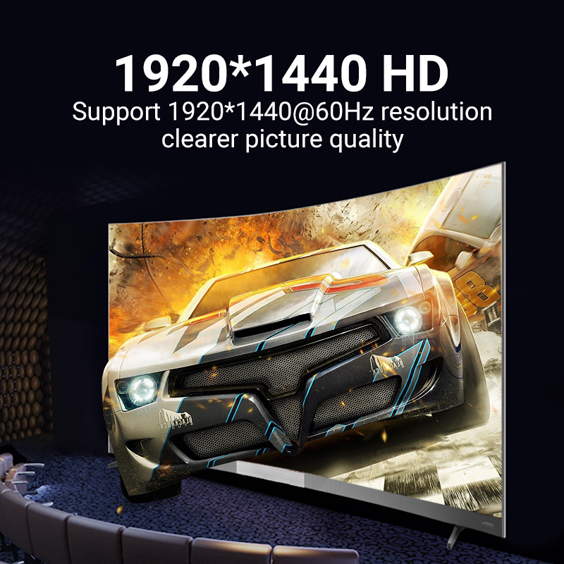 Vention KVM VGA Switch 2-Port 4K DBEB0