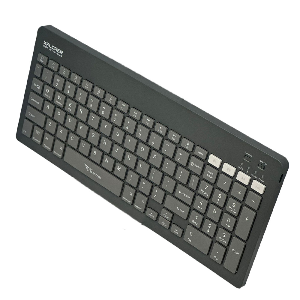 Alcatroz XPLORER GO! BTR 200 Wireless Mini Keyboard 2.4G+BT Slate Black