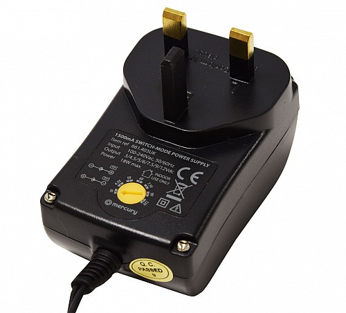 Mercury Switch-Mode Power Supply 1500mA 661.403UK