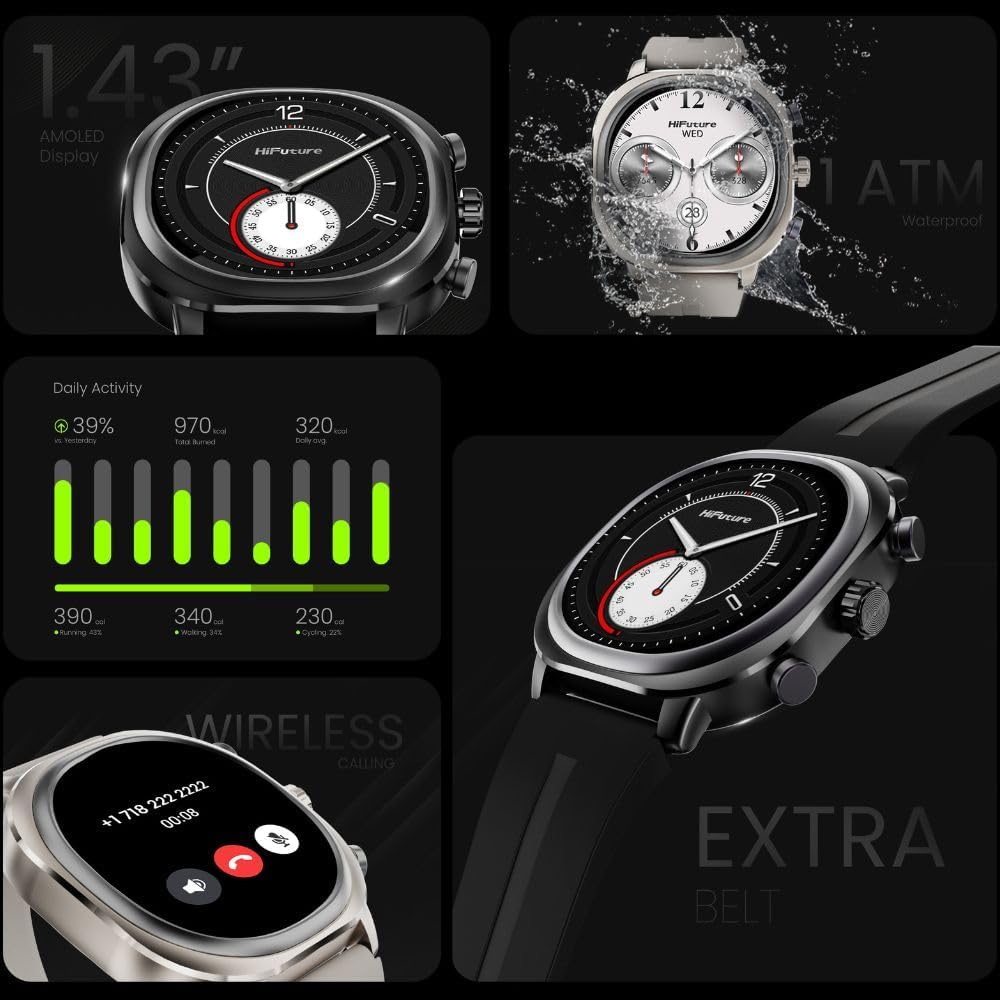 HiFuture Lifestyle SmartWatch AIX Lite Black