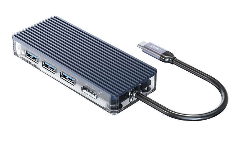 Orico USB-C Hub USB3.0 3Port HDMI/SD/PD WB-6TS