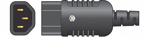 Mercury Heavy Duty In-line IEC Socket Connector C14 776.250UK
