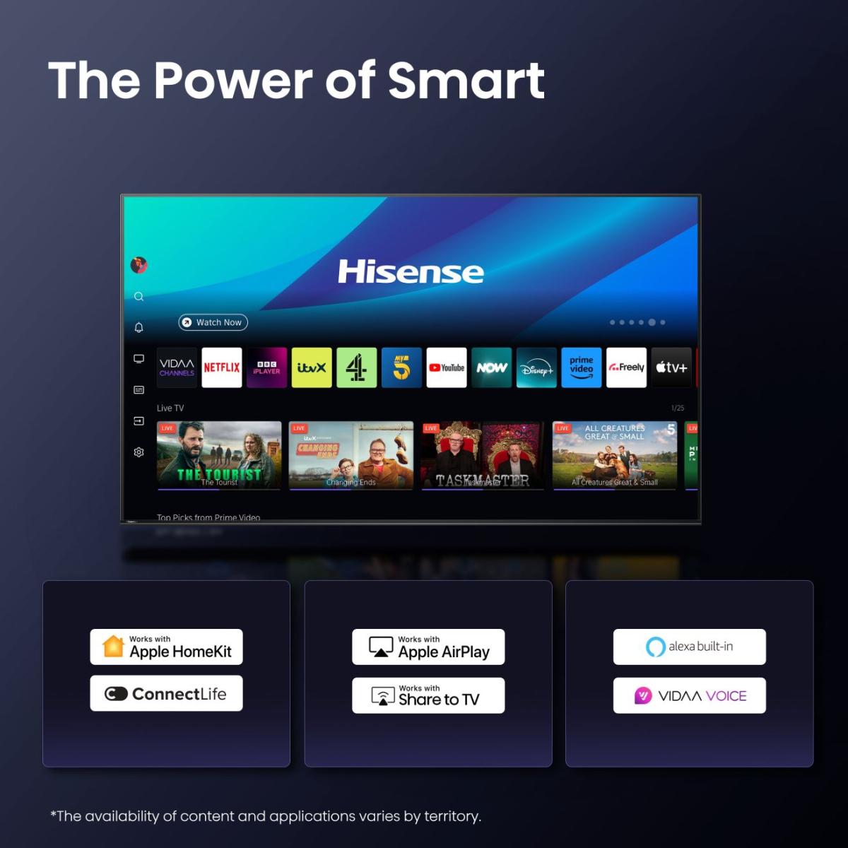 Hisense 100U7Q 100'' 4K Smart QLED MINI LED 144hz TV