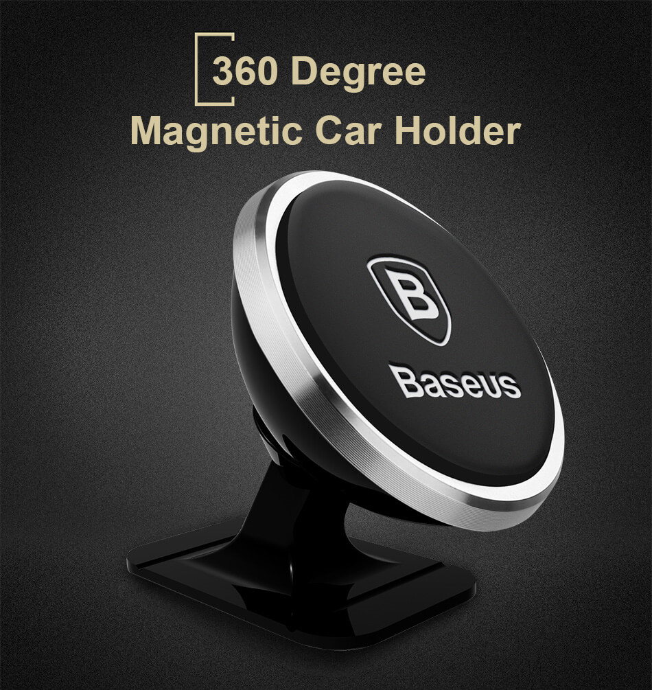 Baseus SUGENT-NT0S 360 degree Magnetic Dash Mount Silver