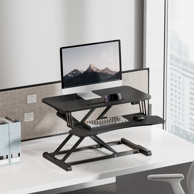 Brateck Desk Converter Sit Stand Electric 16-48cm DWS15-01E