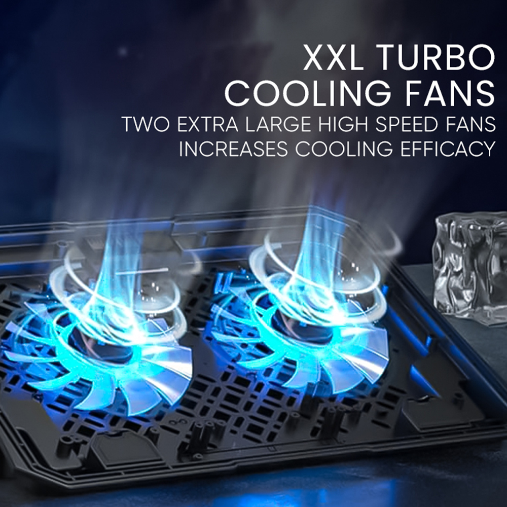 Alcatroz Laptop Cooler Vendaval G2 RGB Black