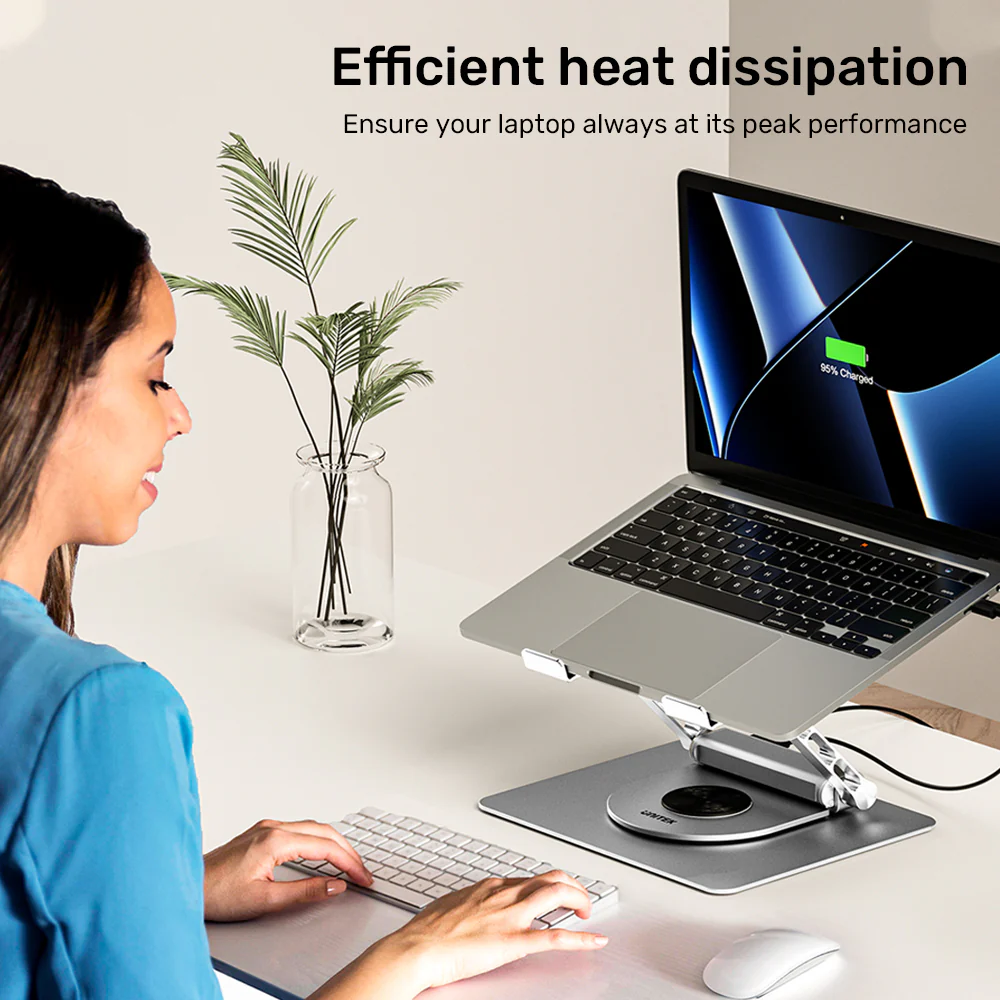 Unitek Laptop Stand with USB Hub 4K30Hz HDMI + FE Lan + PD100W D1109B