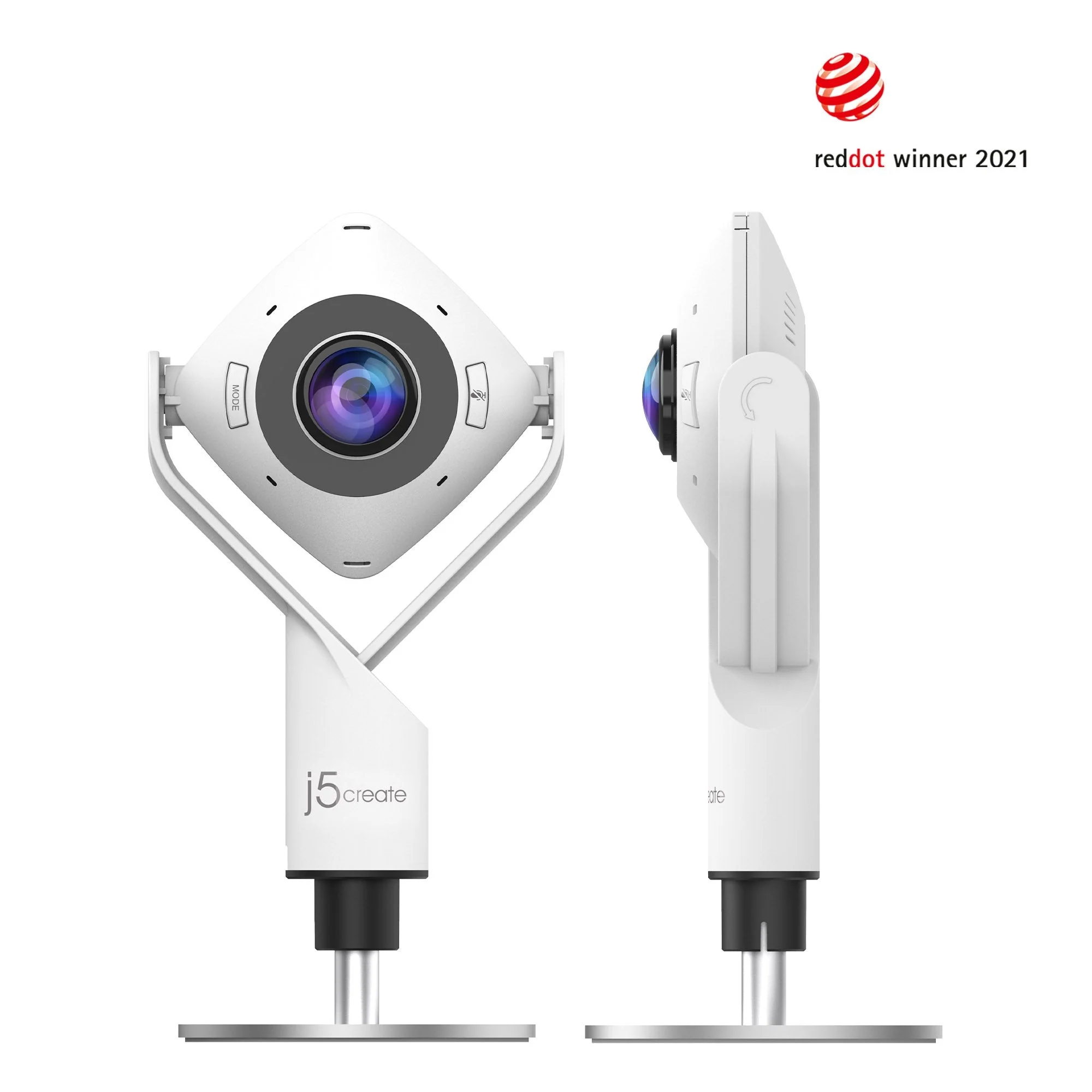 j5create Conference Camera FullHD 360° with Omnidirectional Microphone JVCU360