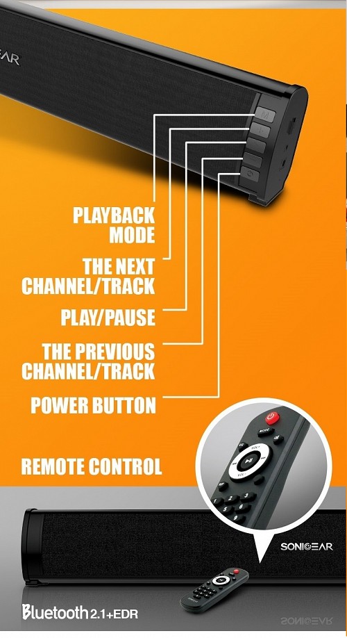 SonicGear Sonicbar 3000 Bluetooth Soundbar