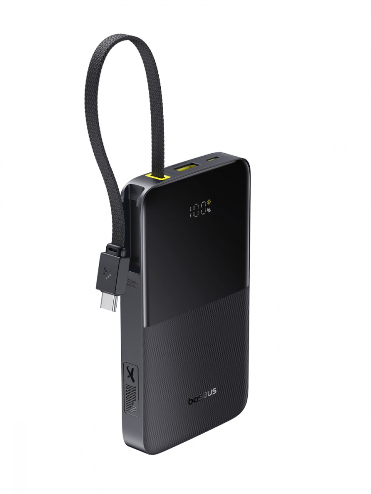 Baseus Powerbank 22.5W 10000mAh + Display EnerFill FC51 Bipow2 Pro Black