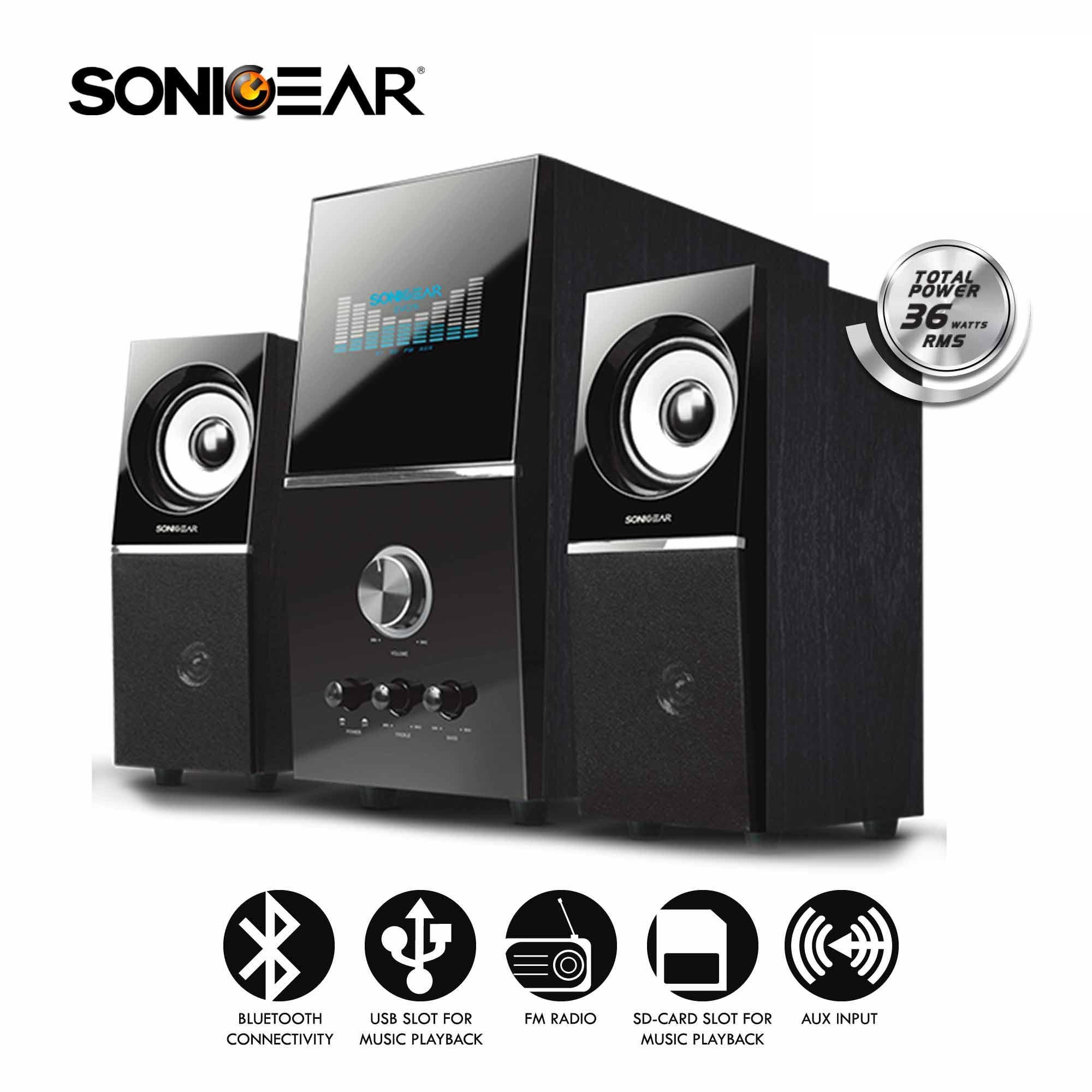 SonicGear EVO5 Pro BTMI 2.1 BT Speakers 72W