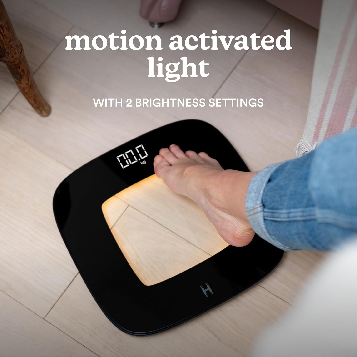 HoMedics Body Scale Glo Essential SCL-B100 Black