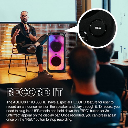 SonicGear AudioXPro800HD Portable Bluetooth Speakers