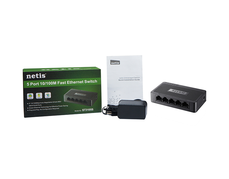 Netis ST3105S 5-Port Fast Ethernet Switch