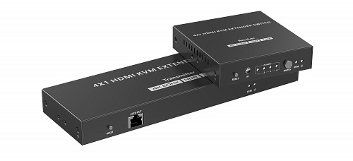 Lenkeng KVM HDMI Extender Switch 4-1 over Ethernet 4K60Hz LKV441EX