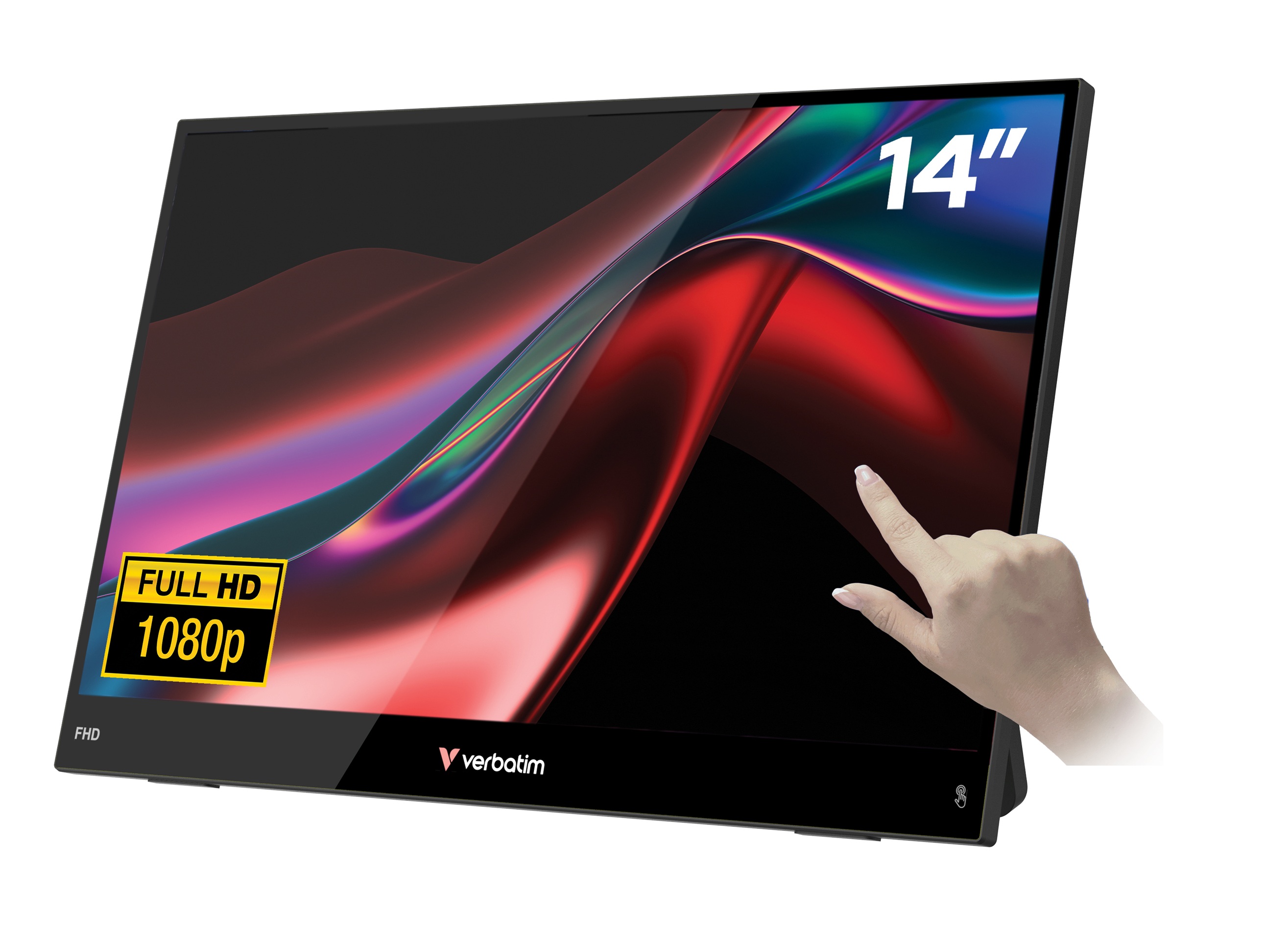 Verbatim Monitor Portable Touch 14" Full-HD USB-C LIGHT Series