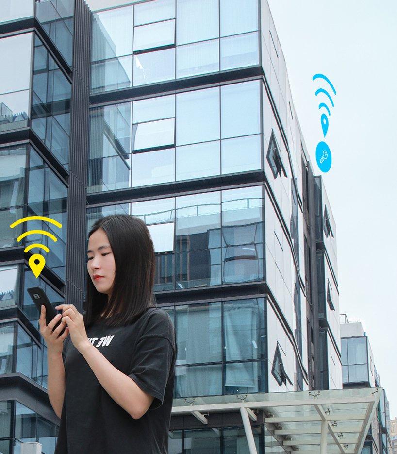 Baseus Intelligent T2 Keychain Anti-Loss Device White