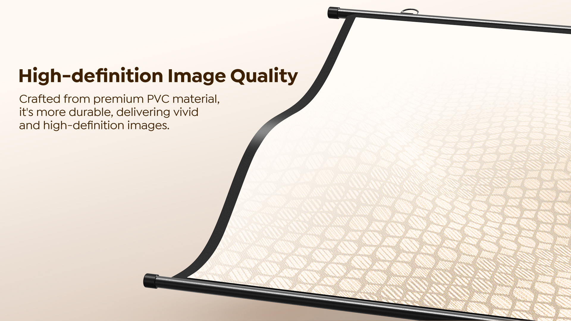 Yaber YS-84D Projector Tripod Screen 84''