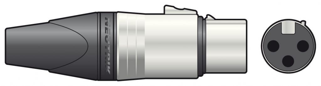Neutrik  NC3FXX XLR Socket 762.122UK