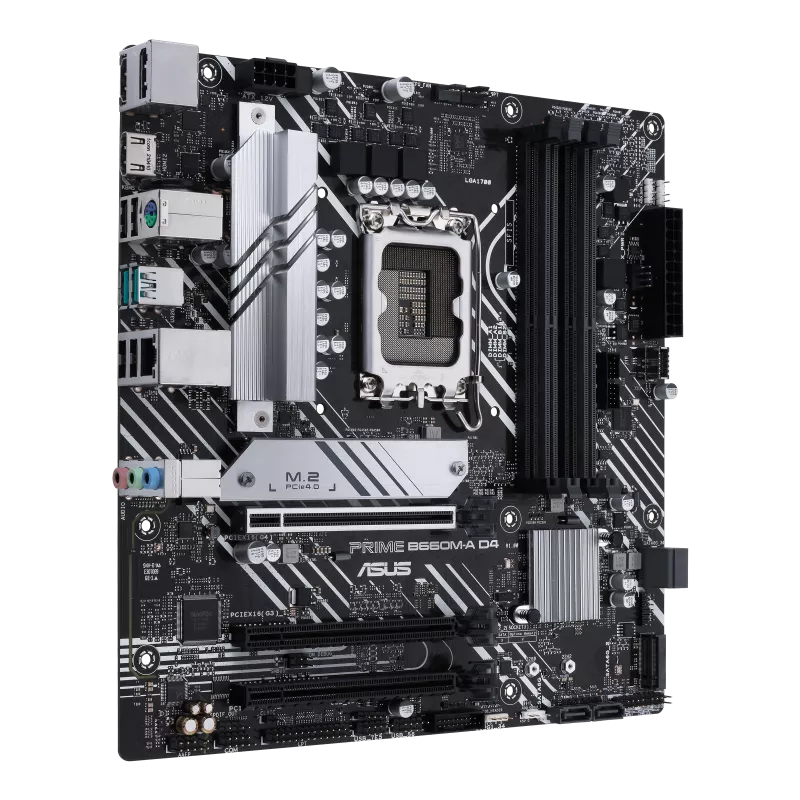 ASUS Motherboard LGA1700 mATX DDR4 PRIME B660M-A D4-CSM
