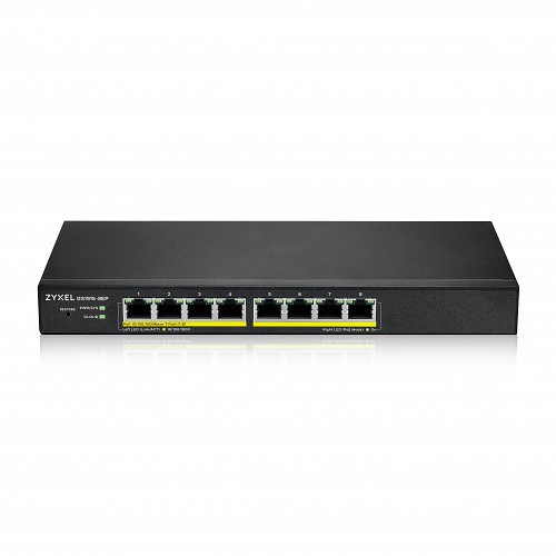 Zyxel SP 8-Port Gigabit PoE Cloud Managed Switch, 8 x PoE 60W GS1915-8EP