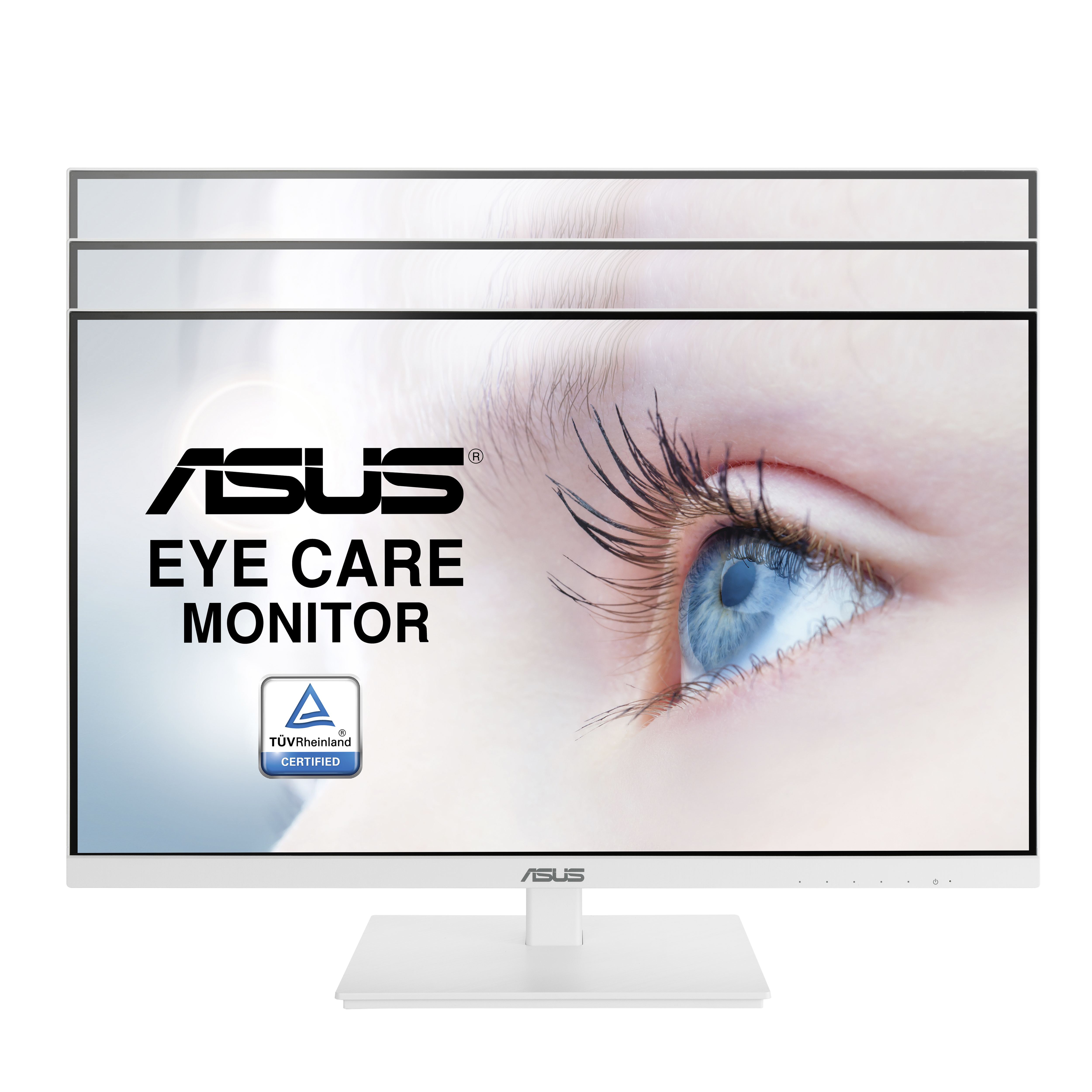 ASUS Monitor EyeCare 27'' FHD 75Hz Ergonomic USB Hub Speakers Frameless White VA27DQSB-W