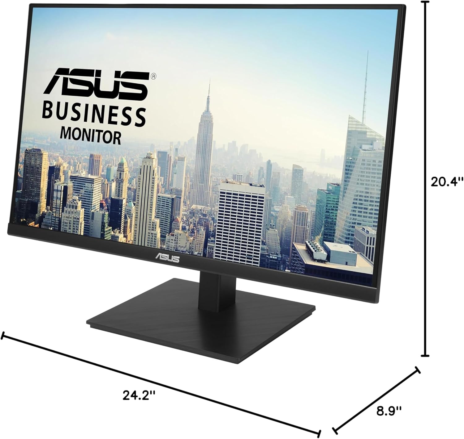 ASUS Monitor Business 27'' 4K 60Hz HDR10 Frameless Ergonomic Speakers VA27UQSB