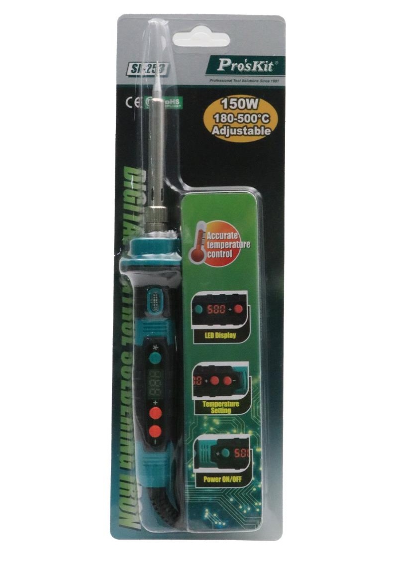 Proskit Soldering Iron with Digital Temp.Control 150W SI-253