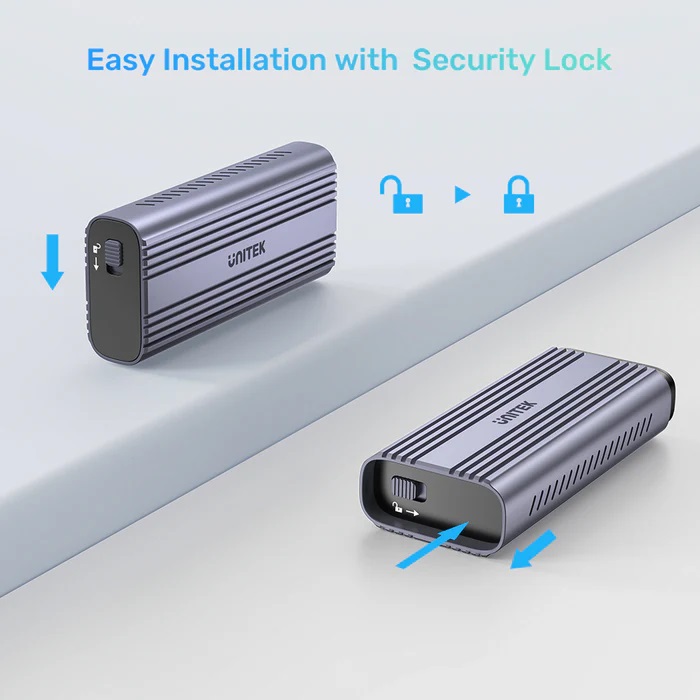 Unitek USB-C NVME/PCIe Enclosure USB4.0 40Gbps S1226A