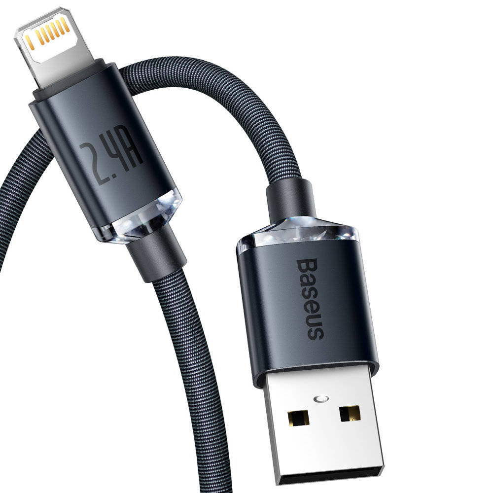 Baseus Cable Lightning to USB-A Crystal Shine 2m Back
