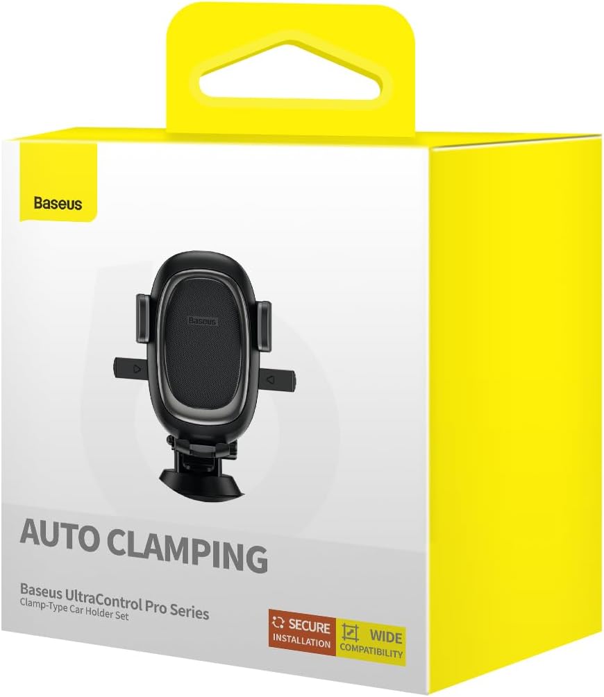 Baseus Car Holder Dash/Wind Gravity Telescopic Suction UltraControl Pro Series Black