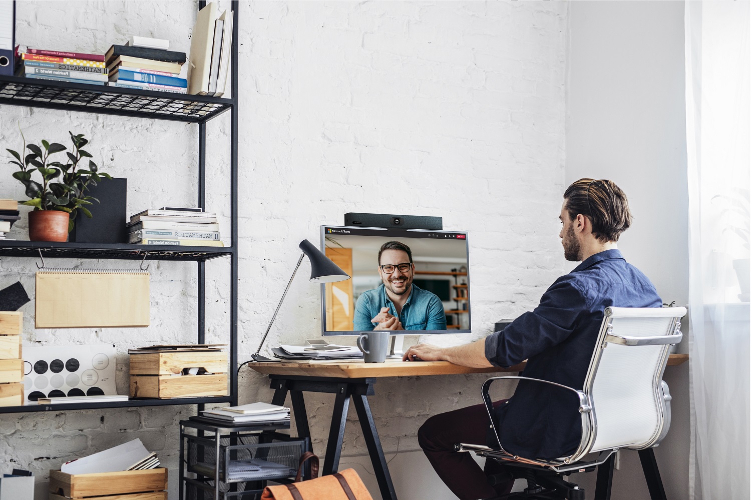 Yealink Video Conferecing Bar USB with 4K Camera, 8 Microphones, Speaker & Autofocus UVC34