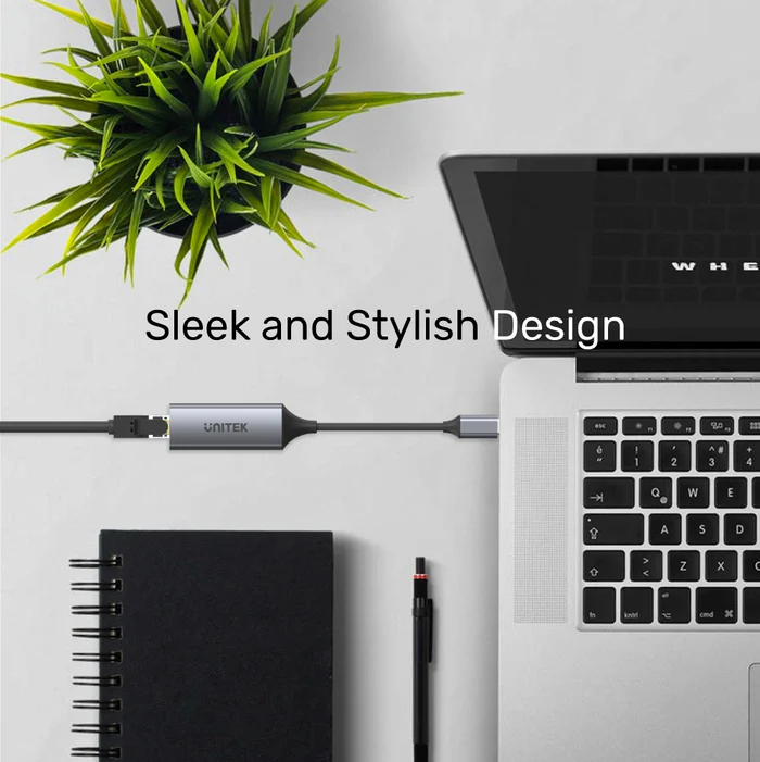 Unitek Converter USB-C to LAN Gigabit Ethernet U1312A