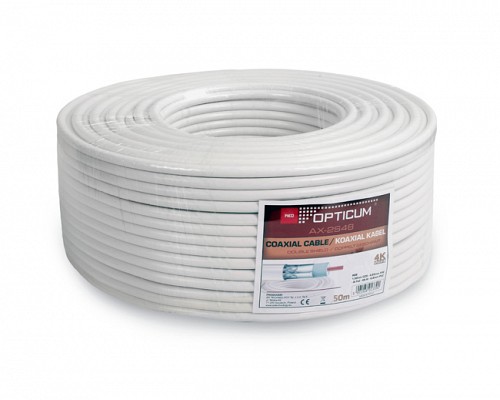 Opticum AX-2S48 Coaxial Cable RG6 Box 50m