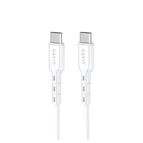 HAVIT USB-C to USB-C cable 1M 60W - White