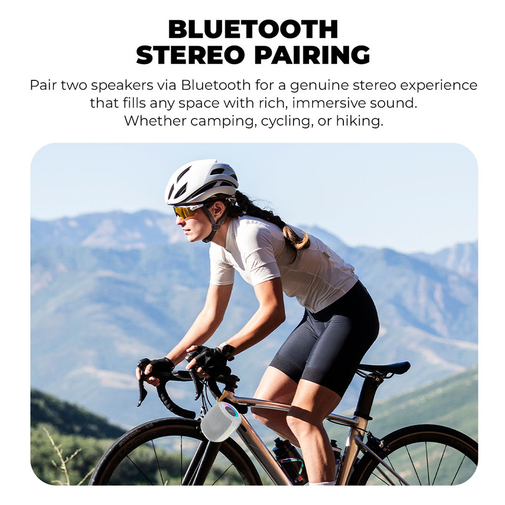 SonicGear Portable Speaker TWS BT/USB/FM/RGB SONICGO! 5 Storm White