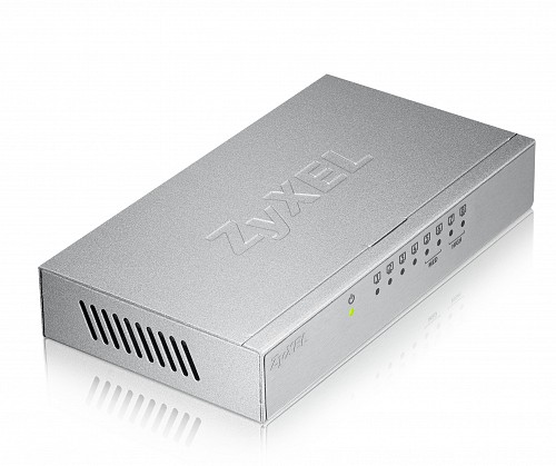 Zyxel 8-Port Gigabit Ethernet Switch with QoS Metal UK Plug GS-108BV3