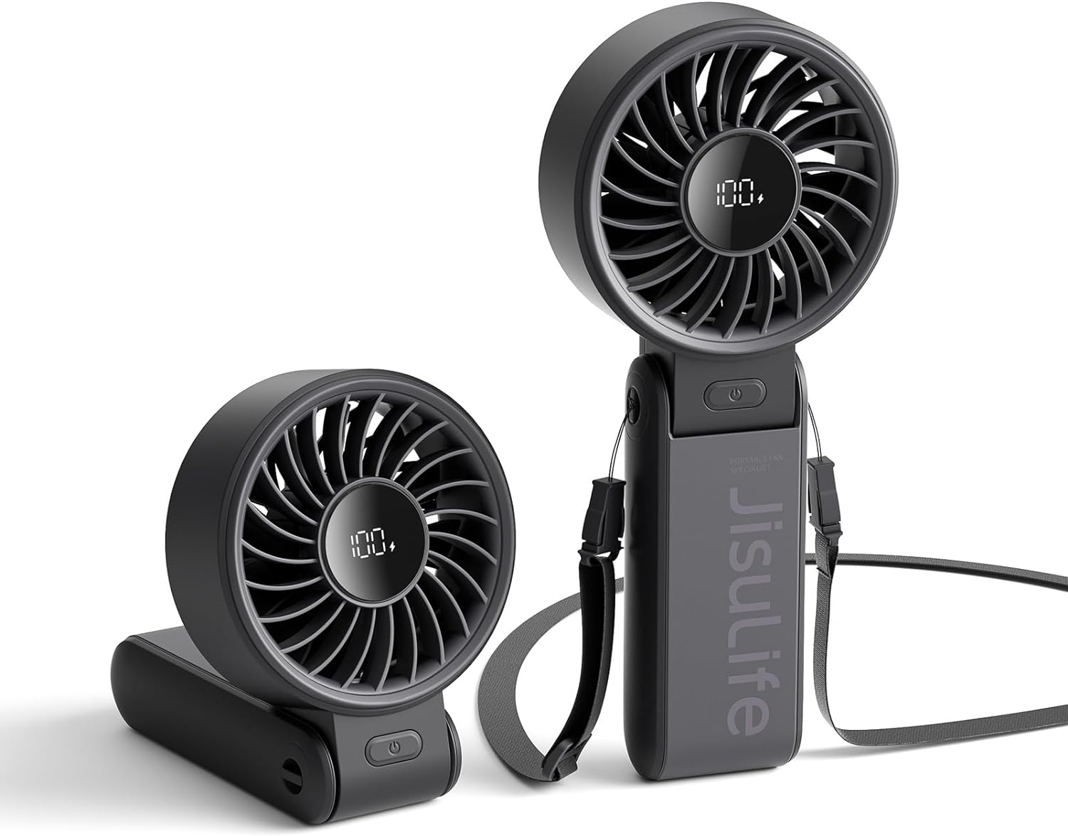 Jisulife Portable Personal Fan Life7 3600mAh Black
