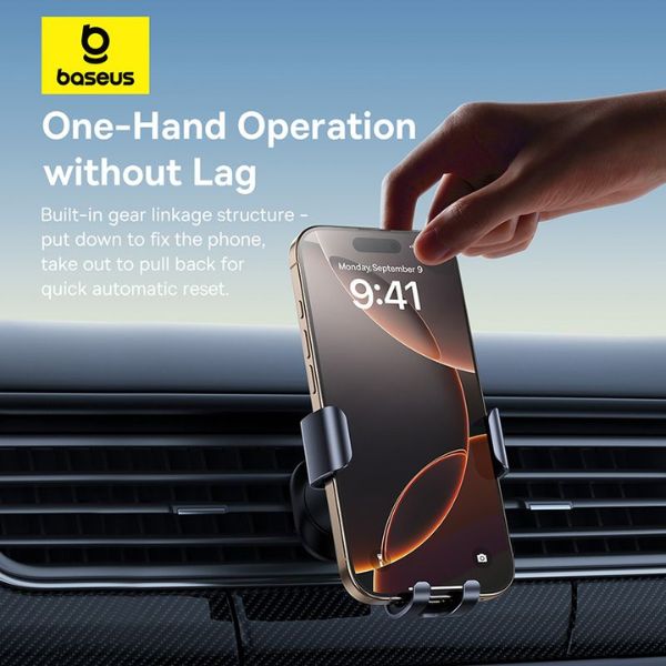Baseus Car Holder AirVent Gravity METAL AGE GO