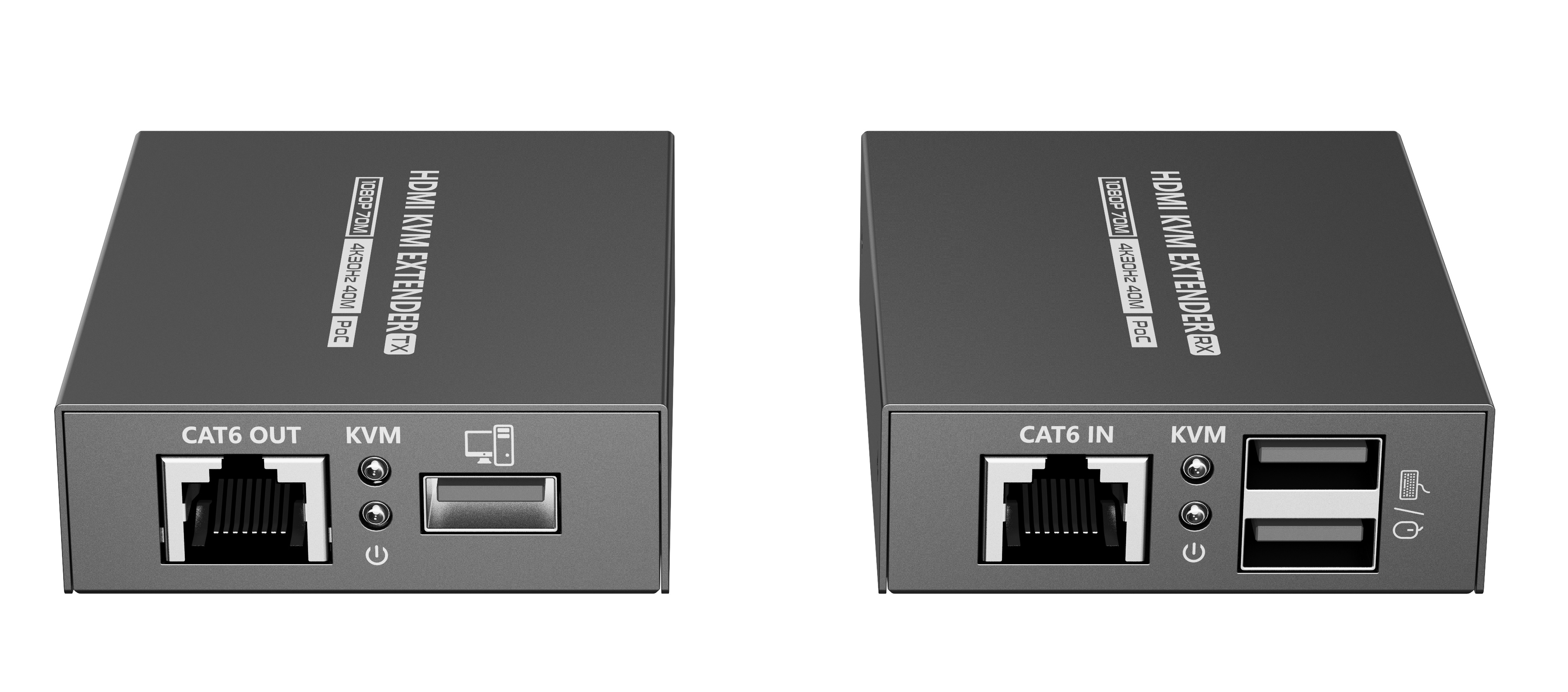 Lenkeng KVM HDMI Extender over Ethernet 4K30Hz 70m LKV372KVM-P