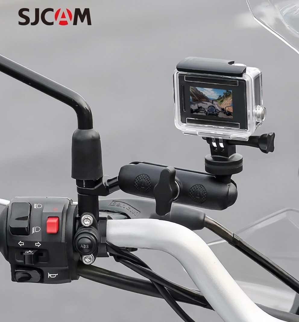 SJCAM ZC2401 Motorcycle Rear View Mirror Mount for motorcycle accessories and enhanced visibility
