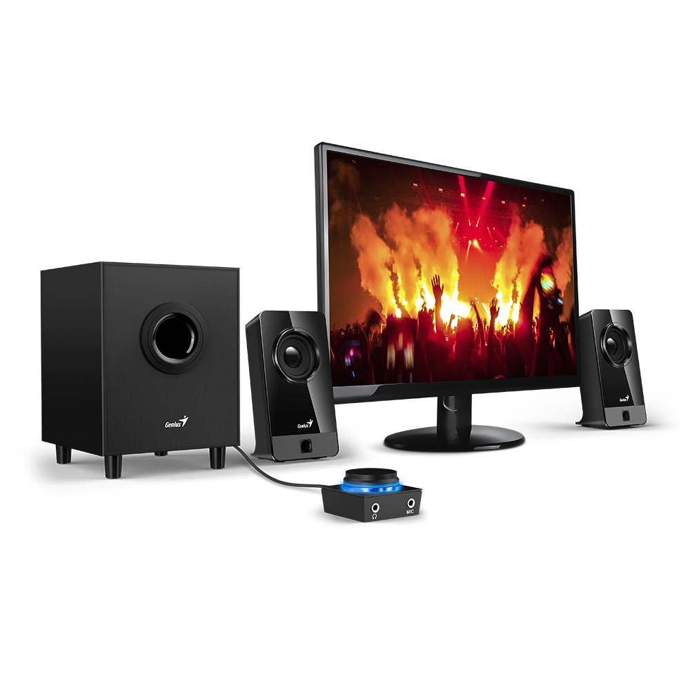Genius PC Speakers 2.1 10W with Sub & Volume Control Pod SW-2.1 300X