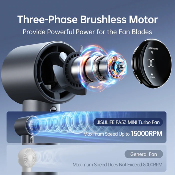 Jisulife Portable Personal Fan Pro1 S Black