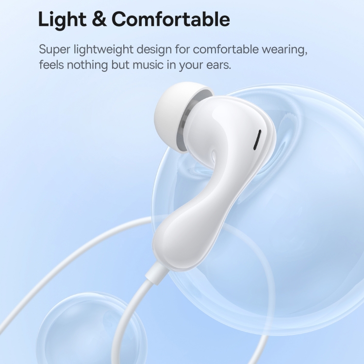 Baseus Headphones In Ear Wired Type C HiRes CZ20 White