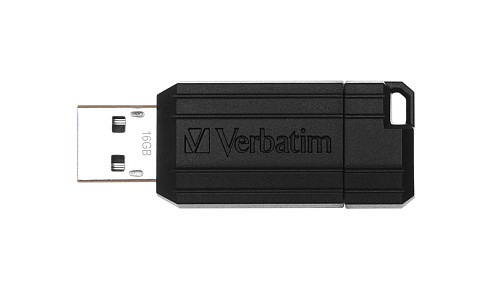 Verbatim USB Drive 2.0 Pinstripe 8GB Black
