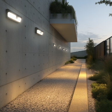 GBC ON LED LINKLIGHT Solar Outdoor LED Wall Light with Zone A & B Function