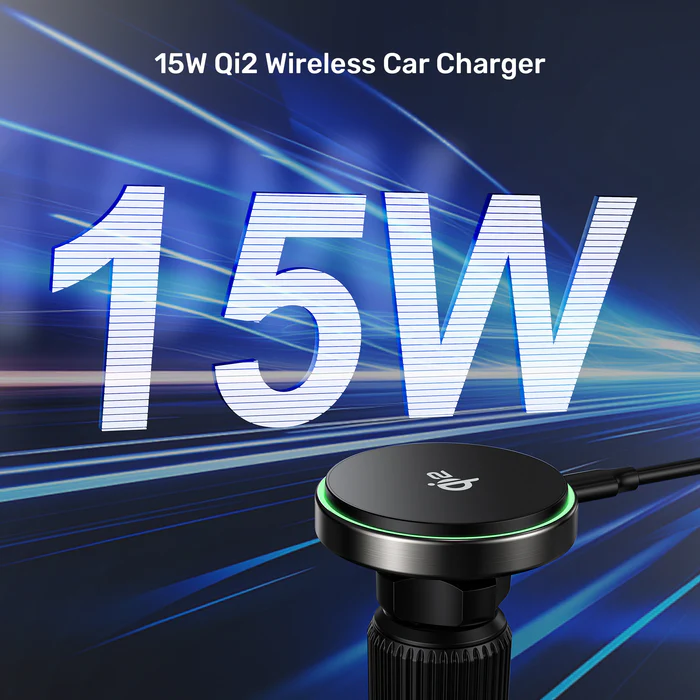 Unitek Charge Car Wireless Qi2 Magnetic 15W & AirVent Mount P1404A