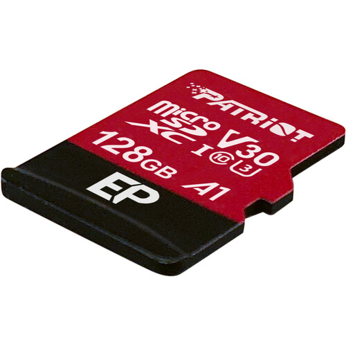 Patriot 128GB EP Series UHS-I microSDXC Memory Card with SD Adapter